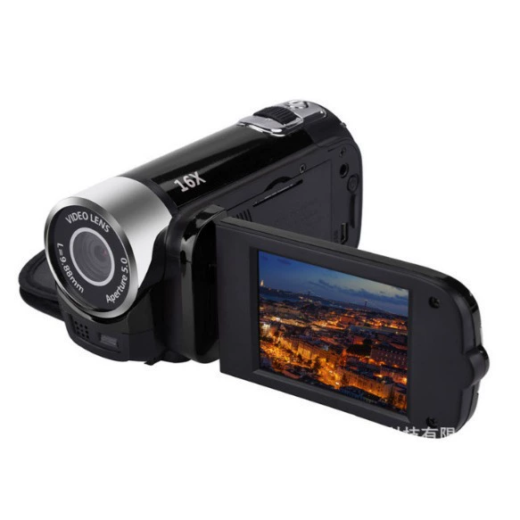 Видеокамера D90 — детская видеокамера, Full HD 1080P, 16 Мп, 16× цифровой зум, 2,7" экран