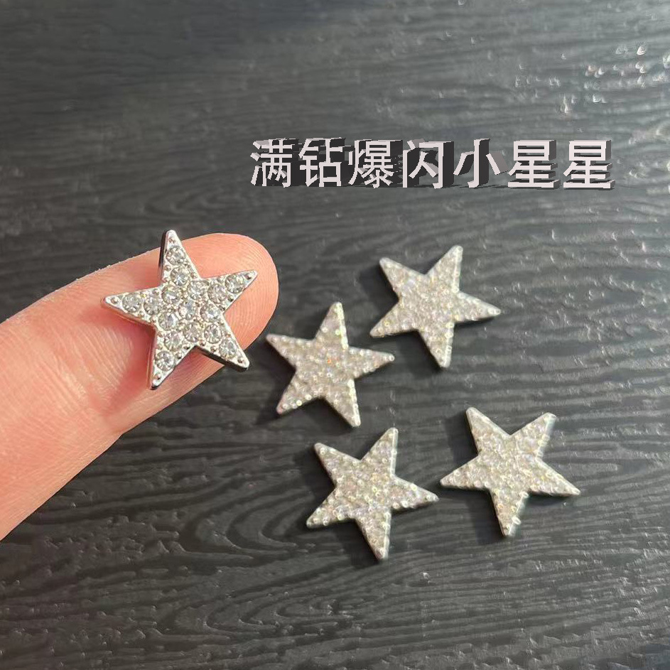 Fashion Simple Full Diamond Star Accessories Patch Light Luxury...