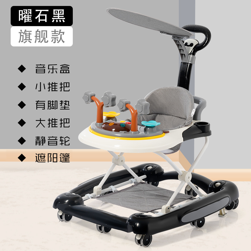 Baby Walker anti-o-pierna anti-vuelco niña niño bebé multifuncional niño caminar ayuda carro