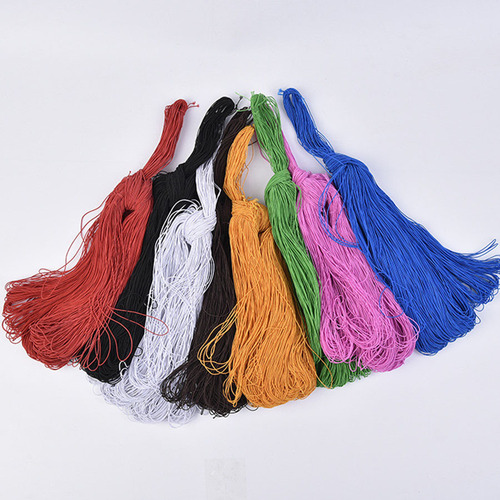 1mm-15mm latex elastic cord high resilience rubber band cord bracelet tag strap line elastic rope