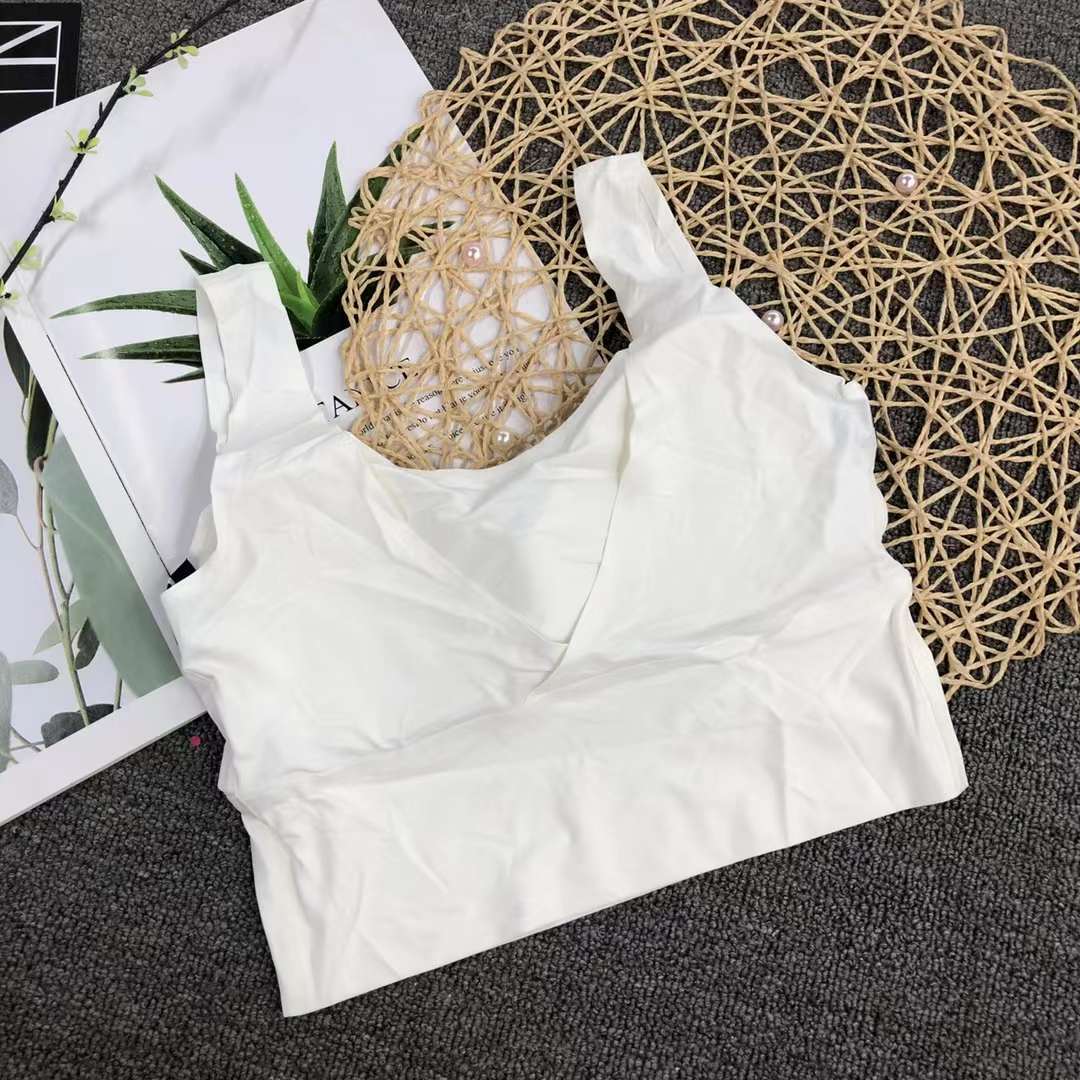 Nueva inconsútil alto elástico belleza de alta calidad las mujeres chaleco inalámbrico yoga sujetador ropa interior deportiva al por mayor