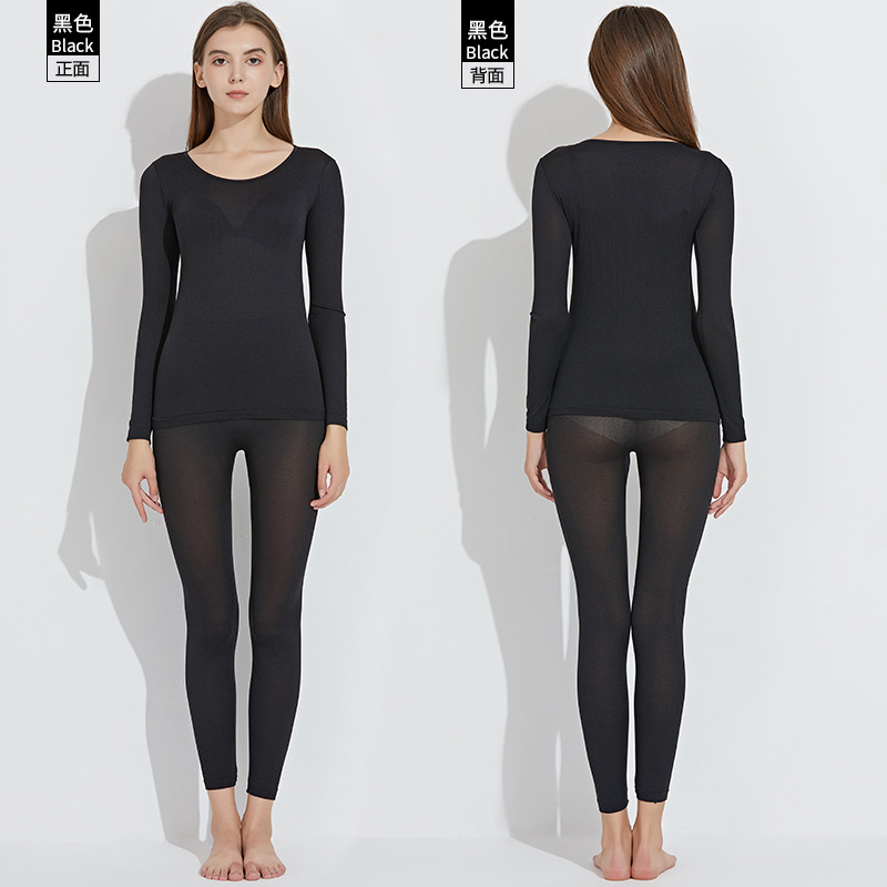 37 grados de temperatura constante calefacción ropa interior térmica Otoño de las mujeres ultra-delgada sin costuras slim fit culturismo de fondo largo Johns traje en stock