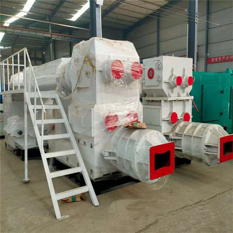 红砖双级真空挤出机 双级真空粘土砖机 页岩黏土砖制砖设备