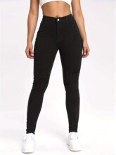 L 81431 Plus Size Slim Jeans ��������ţ�п� �羳����