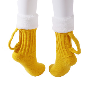 ���R�d���uͨ ơ���m ��ë���m3D Beer Mug Socks �ﶬᘿ��ذ��m