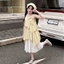 女童无袖新款夏季背心裙
