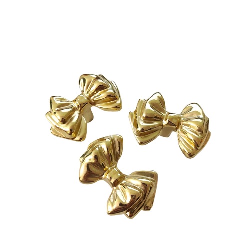 Brass bow tie drawer cabinet door wardrobe shoe cabinet kitchen cabinet wine cabinet handle pull