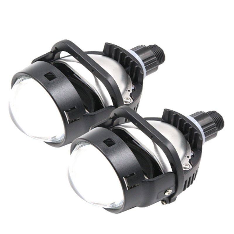 Auto LED delantero 2.5 LED lente de doble luz I5S 45W coche de conducción incorporado