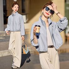 时髦率性机车款皮衣外套女春装新款休闲百搭软皮夹克短上衣