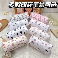 日本系アニメ丸筆袋かわいい大容量高颜値文房具学生ins収納袋化粧バッグ卸売り
