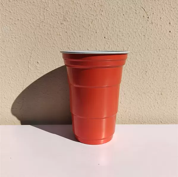 申华吚口薄型铝饮杯杯烧烤露营杯咖啡杯铝杯16OZ环保便携户外便携