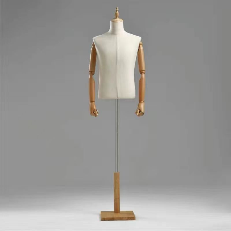 Modelo de ropa de hombre accesorios de mujer todo el cuerpo plataforma percha de ropa de ventana de hombre estante de exhibición de busto falso cuerpo humano tienda de ropa modelo rack