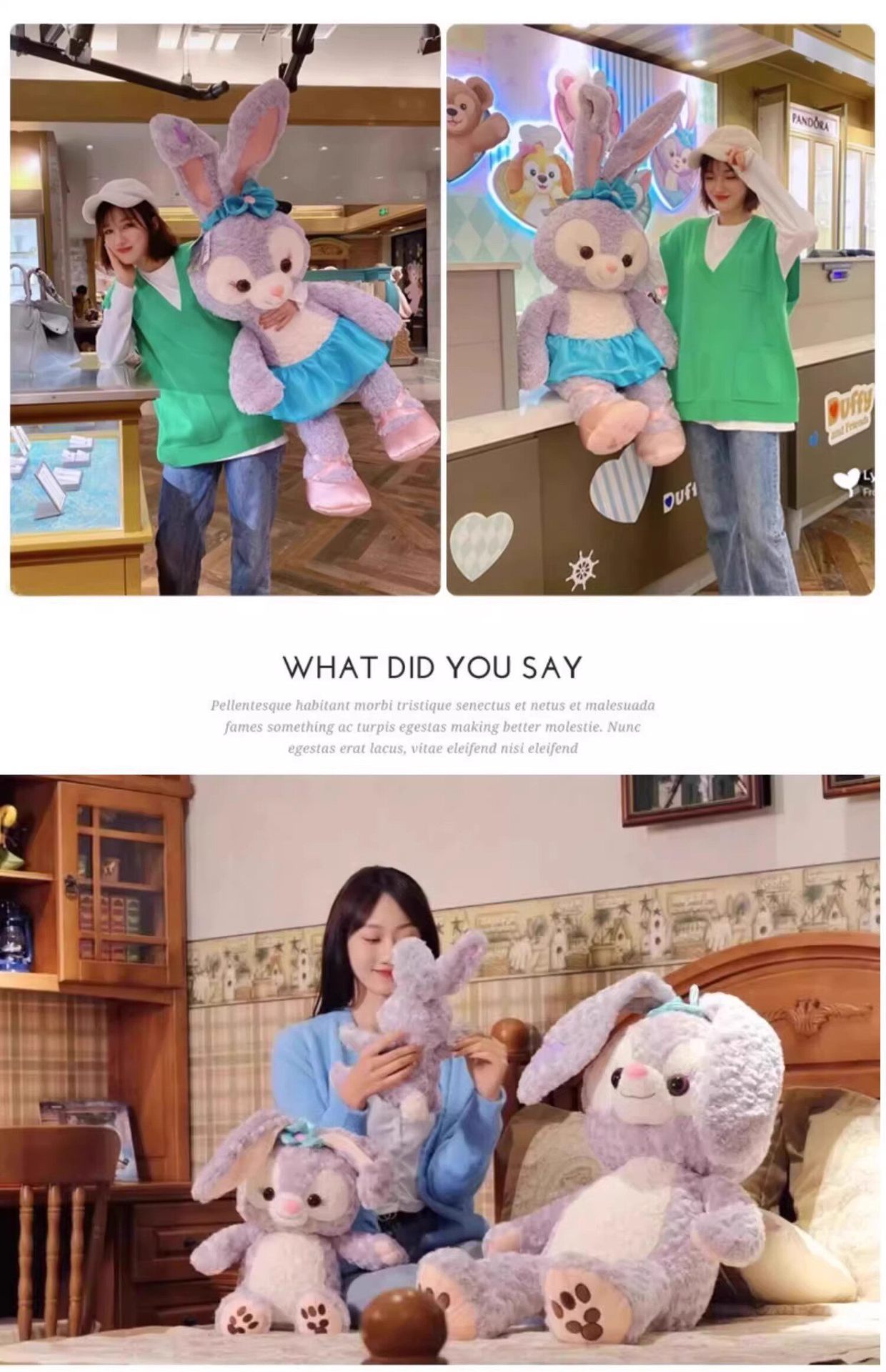 Linabell Doll Stellalou Plush Toy Large Stuffed Toy Doll Pillow Birthday Gift Cross-Border Wholesale
