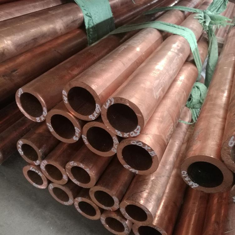 T2紫铜管H26 H65黄铜圆管加工厚壁空心铜套管空调制冷铜管配件