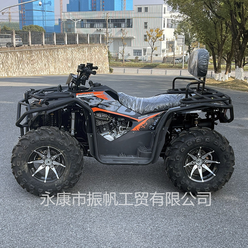 Vehículo de playa ATV de tracción en cuatro ruedas grande con inyección eléctrica motocicleta de cuatro ruedas automática 350CC vehículo de todo terreno de tracción en cuatro ruedas