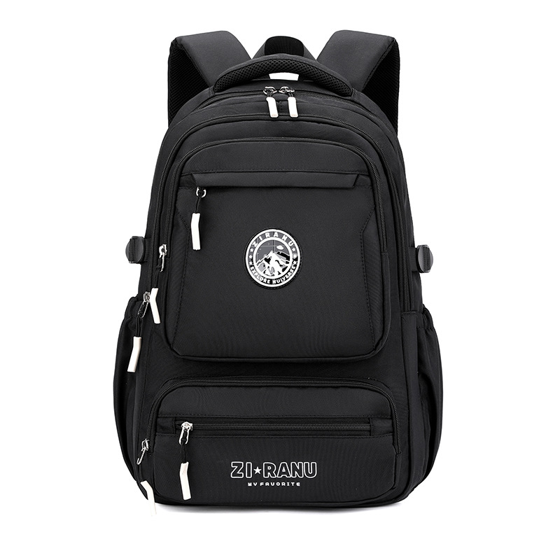 Peces naturales nueva mochila de escuela secundaria alta capacidad compartimiento super reducción de presión impermeable mochila universitaria para hombres de escuela secundaria