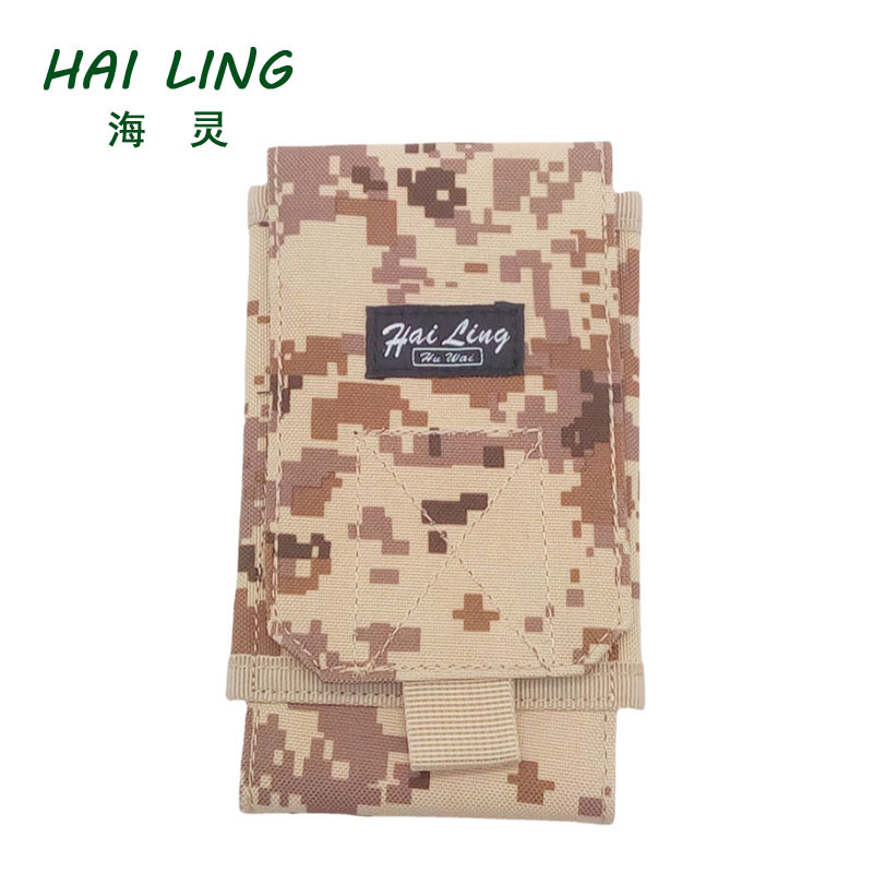 공장 공급 군사 팬 야외 장비 다기능 전술 휴대 전화 가방 가방 허리 가방 높이 나일론 위장 가방