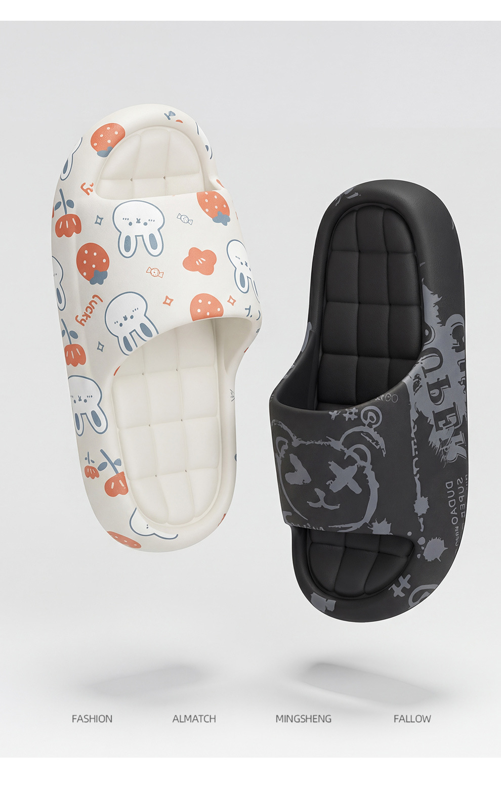 Gradiant eva slippers voor dames en heren antislip zool_voghion.com