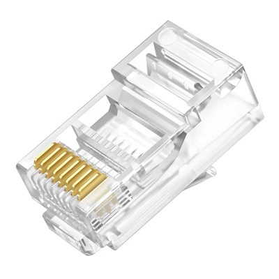 TP-LINK TL-EH5E-100 Пятой тип безэкранного сетевого кристаллического головного устройства 100 установлен RJ45 сетевой кабель разъем