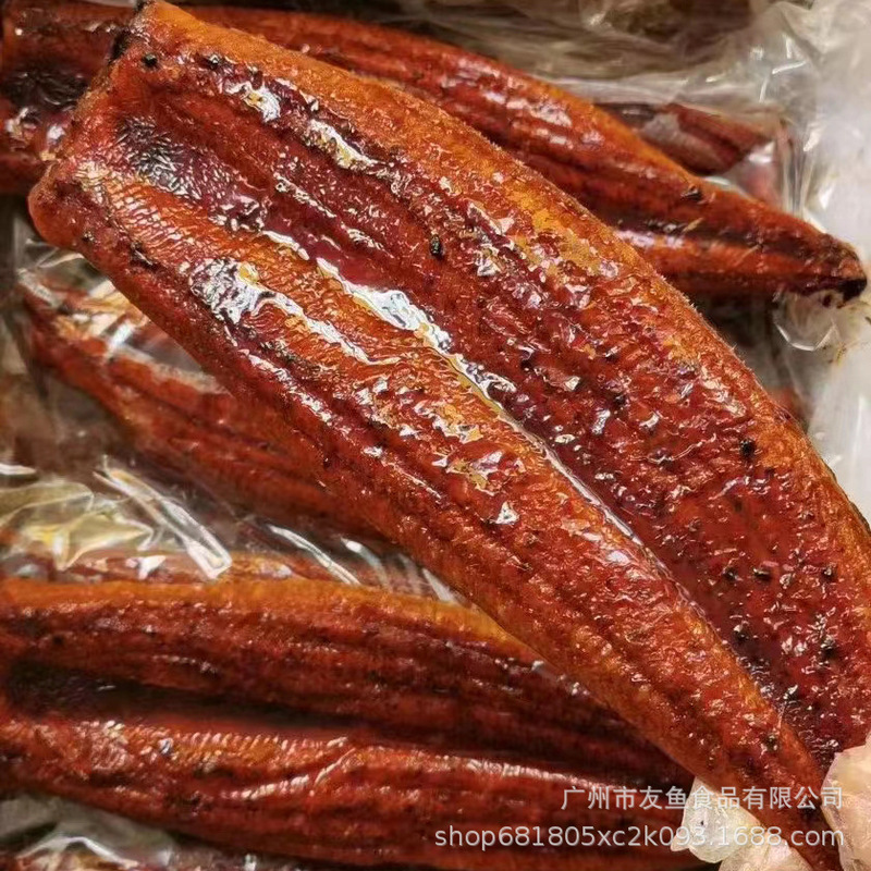 Dongying Grilled Eel Full Specifications: Grilled Eel with Skewers, Ready-To-Eat Grilled Eel Sushi, Dried Eel, Japanese Style Grilled Eel for Commercial Use 10kg