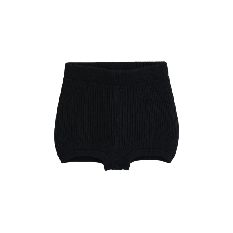 Демисезонные вязаные шорты, базовые брюки, американский стиль, slim fit