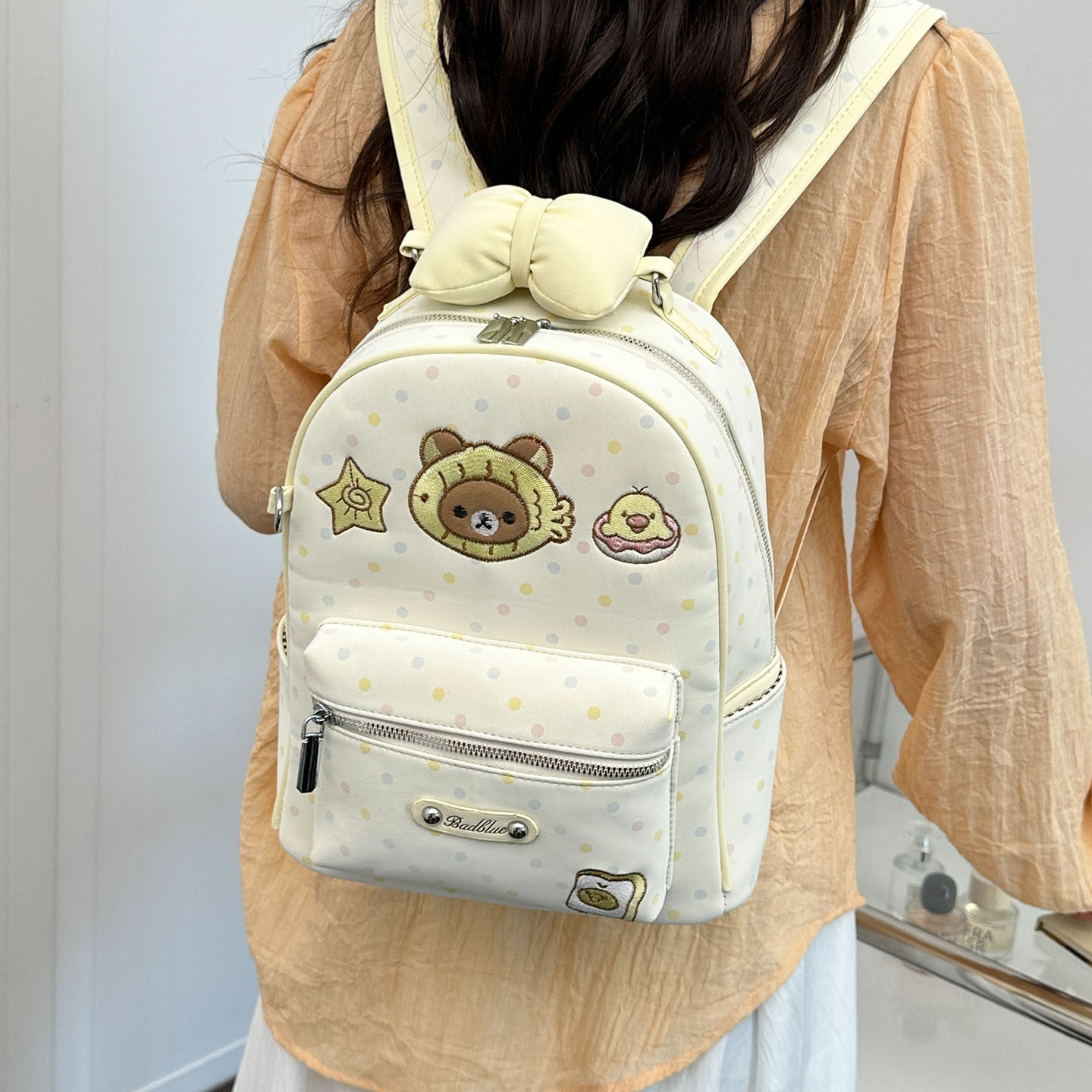 Hermosas mochilas de moda para chicas, mochilas de pollo, mochilas para estudiantes de escuela secundaria, nueva clase de dibujos animados de gran capacidad 2026
