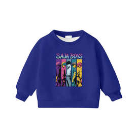 冬季kpop恶魔男团沙加男孩your idol印花衣服冬装长袖男女生卫衣