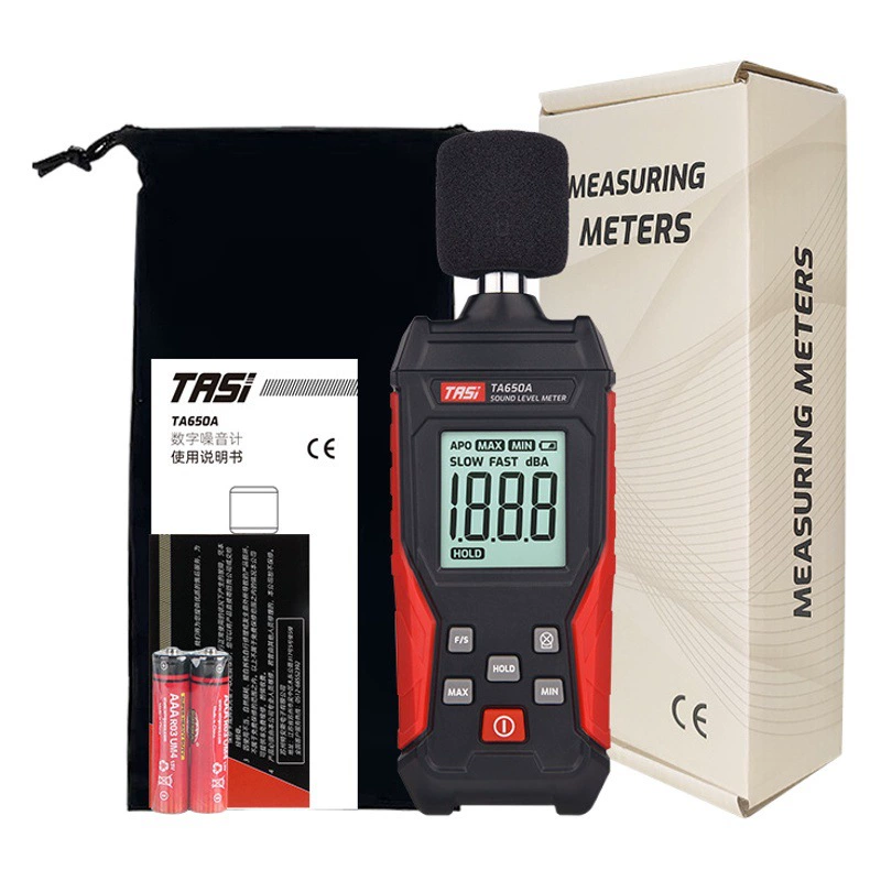 Детектор децибел Tenas TA650A Тестер шума бытовой детектор громкости звука измеритель шума