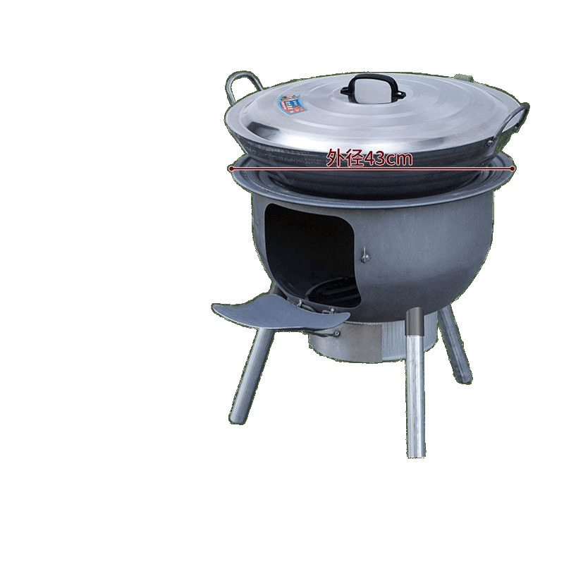 Estufas de leña nuevas estufas de leña rurales más gruesas portátiles al aire libre y móviles para quemar leña doméstica granja de leña comercio exterior