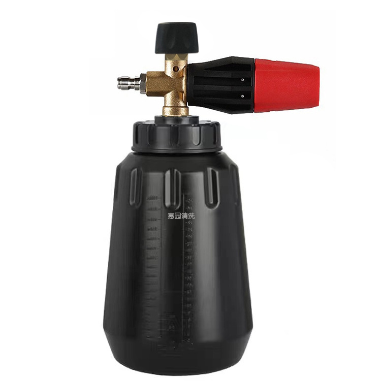 跨境直供高压洗车机泡沫壶 汽车喷壶雪花扇形泡沫枪PA壶 厂家批发