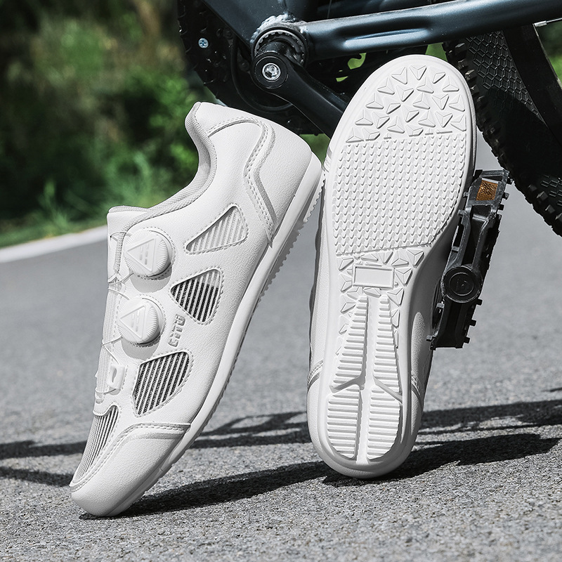 Professional Cycling Lock Shoes, Breathable Hard-Soled Road Bike Racing Shoes, Lightweight Summer Lock-Free Mountain Bike Shoes, Dropshipping