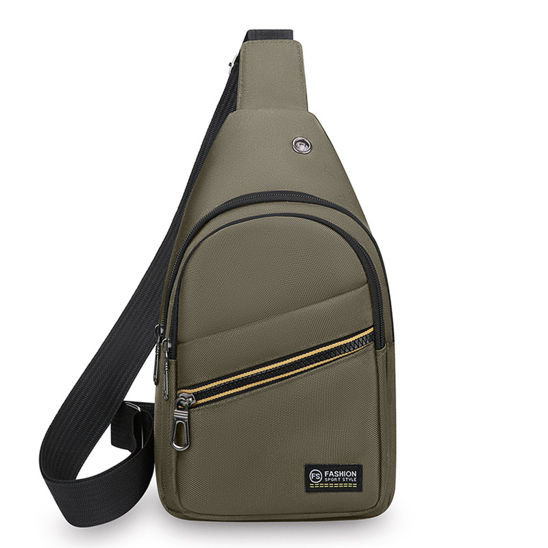 Bolso de mensajero casual ligero al aire libre nuevo bolso de hombro simple de tela Oxford para hombre bolso de pecho deportivo de ciclismo multifuncional