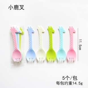 Separate packaging disposable knife cake knife wave fork spoon birthday frosted thickened cutter sawtooth knife food grade