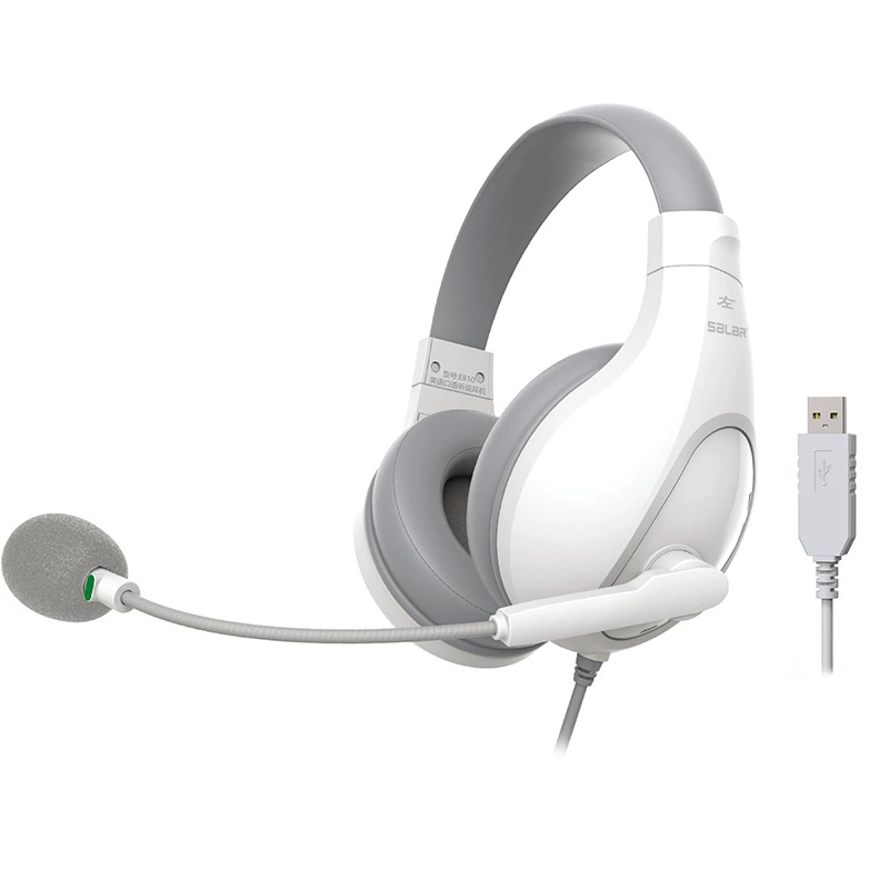 Shengna E810 проводные наушники, для экзаменов по аудированию и говорению на английском, для человеко‑машинных диалогов, для вступительных экзаменов в среднюю школу
