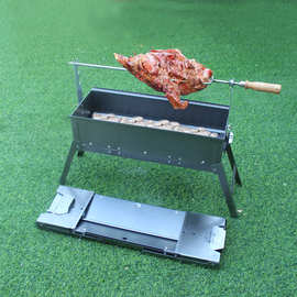 家用烤羊腿炉加厚烧烤炉子羊腿叉套装烧烤架木炭烤箱肉串烤兔烤鸡
