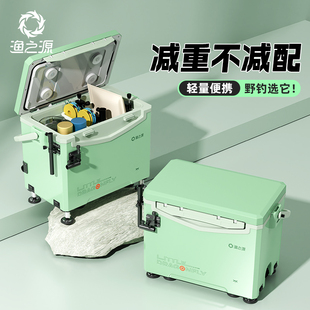 Yuzhiyuan 19L New 2025 Wild Fishing Platform Small Fishing Box All-In-One Complete Set of Fishing Multi-Functional Sit-Down Fishing Gear