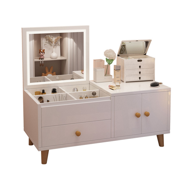 Window Dressing Table Modern Bay Window Dressing Table, Bedroom Modern Minimalist Small Apartment ...