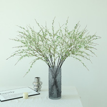 高级感单支仿真雪柳家居摄影客厅造景装饰摆件插花餐桌装饰仿真花