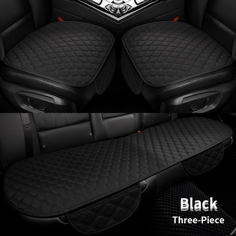 Cojín del asiento del coche cuatro estaciones universal de cinco asientos de lino de tres piezas cubierta del asiento del coche comercio exterior estilo de venta caliente