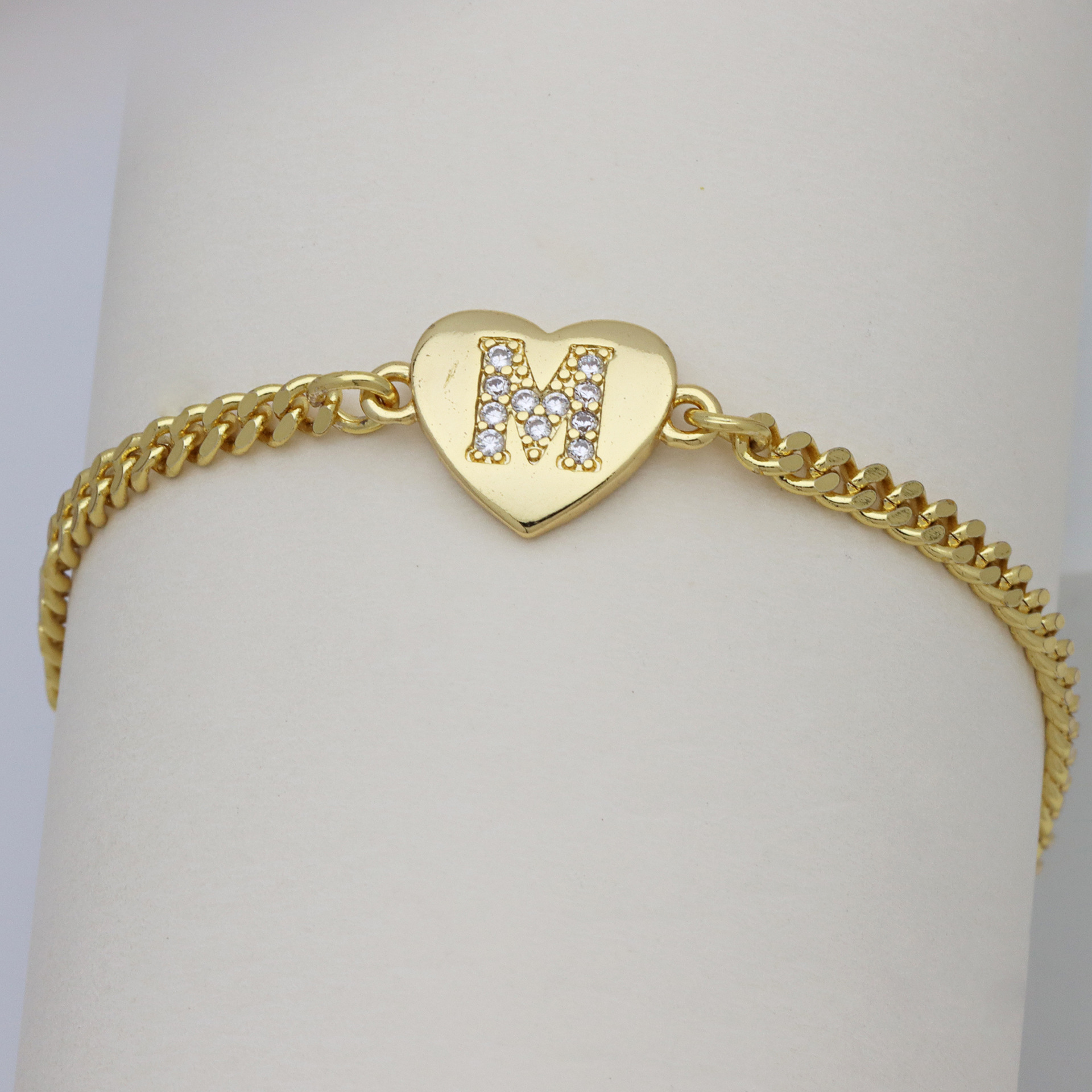 8g Weight Copper Pendant Material Zircon Inlay Material Bracelets Classification Copper Chain Material Cuban Link Chain Curb Chain Chain Type 1 Piece Quantity Holiday, Banquet, Selfie Occasion Copper Material Letter, Heart Shape Pattern All Seasons Season Women's Gender Inlay Design Casual, Elegant, Lady Style Wholesale Jewelry Casual Elegant Lady Letter Heart Shape Copper Zircon Inlay Bracelets Cuban Link Chain Curb Chain 18