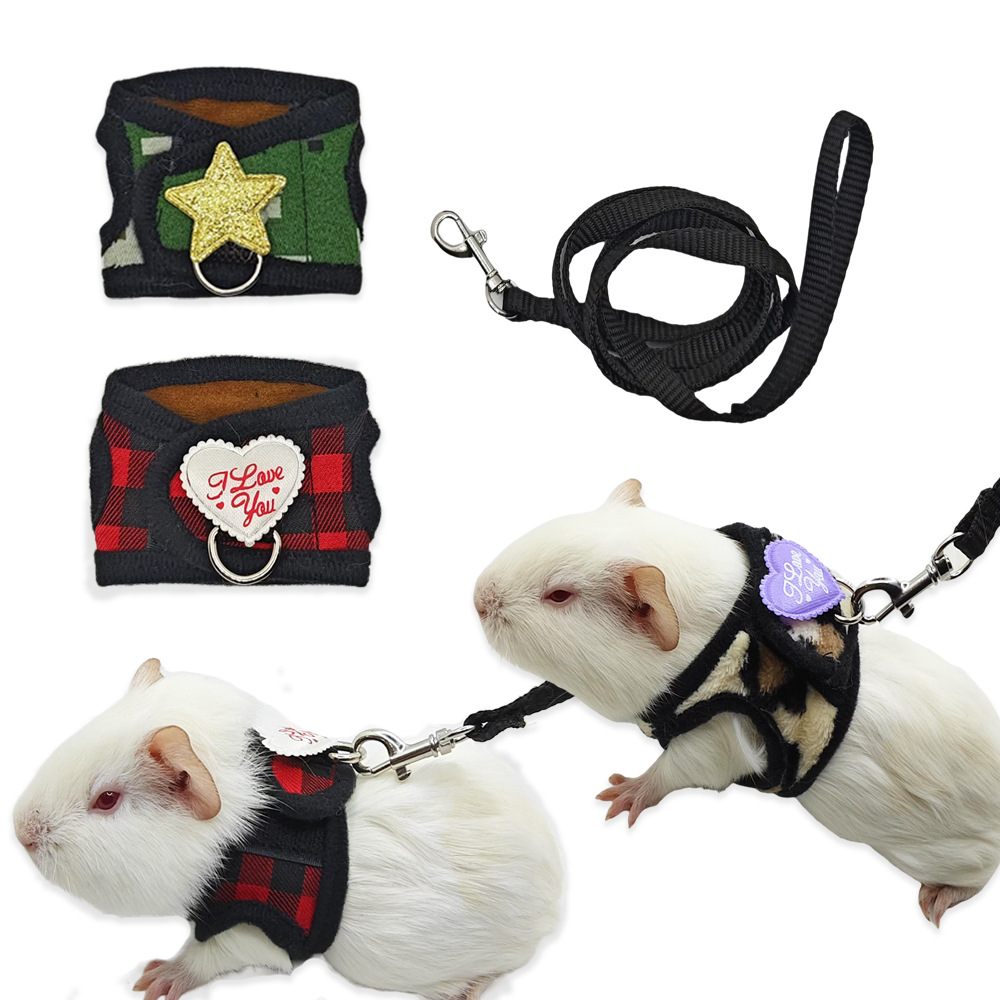 Guinea Pig, Hamster, Rat, Hedgehog, Ferret, Rabbit, Dutch Rabbit, Outdoor Leash, Pet Harness