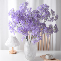 暗号化された秋の丁香の花、十字桜、文心蘭、造花、フラワーアレンジメント、装飾蘭、結婚式場の天井飾り、造花
