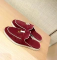 Burgundy Half-Slip with White Trim