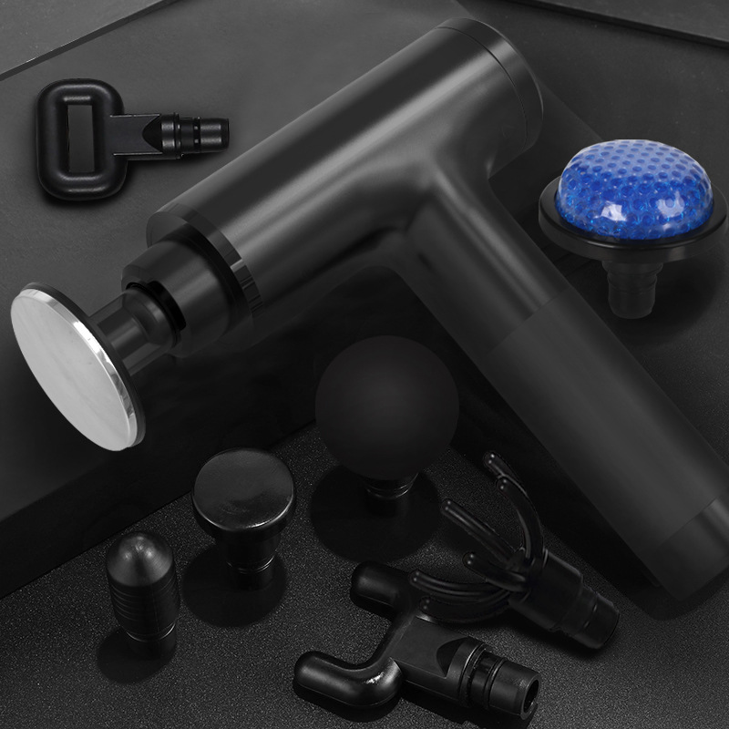 加热筋膜枪可调节式加热按摩头温控肌肉按摩器深圳源头工厂