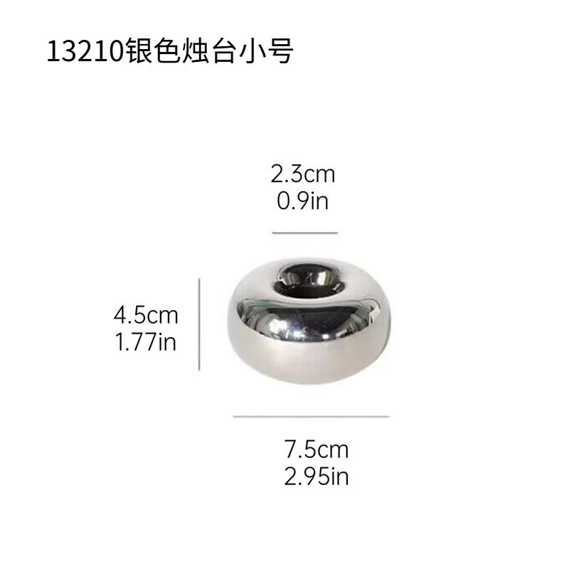 Ins estilo plata redonda cerámica decoración de mesa decoración de mesa moderna props vela de boda moderna