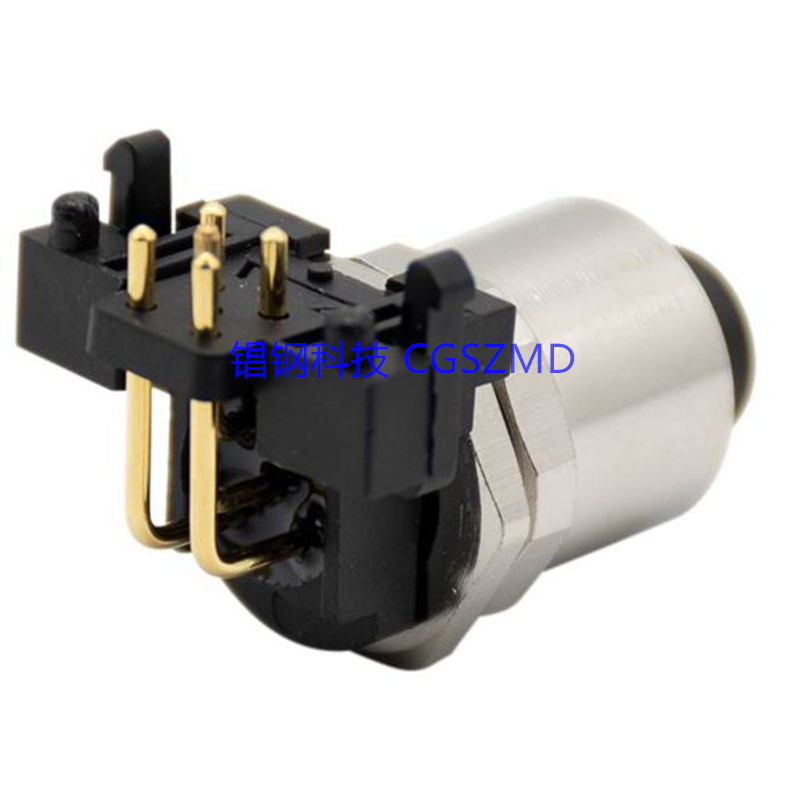 M8M12 PCB尲װ M12 Straight Plug Circular Connector