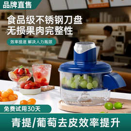 全自动家用商业多功能果蔬去皮器葡萄提子剥皮机大蒜头水果削皮刀