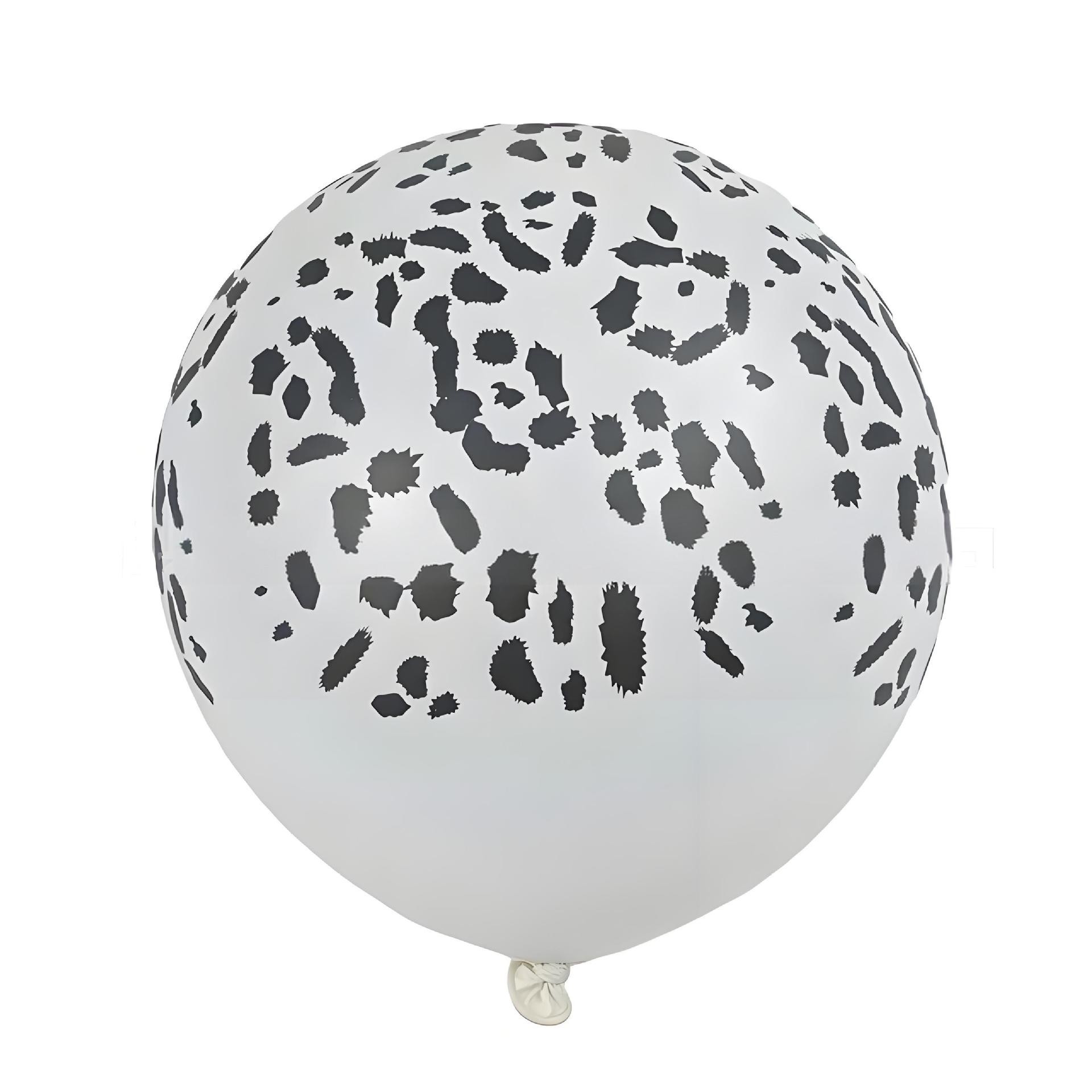 12 pulgadas engrosado globo de lunares Tanabata animal estrellado globo de sandía al por mayor decoración de fiesta de cumpleaños