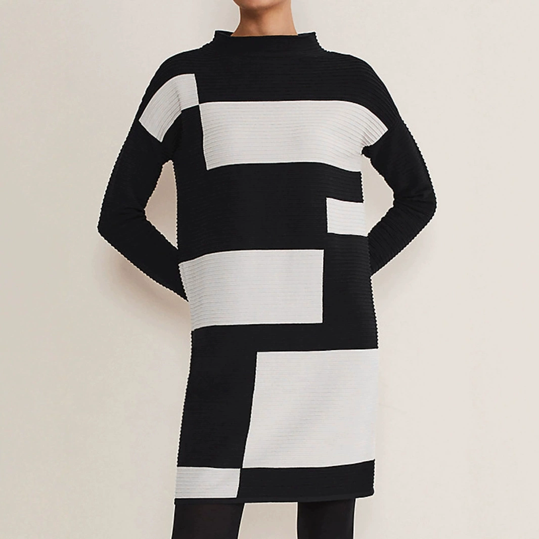 Внешняя торговля Трансграничная Европа и США Амазонка Источник свитер с длинными рукавами Повседневное вязаное платье осень-зима