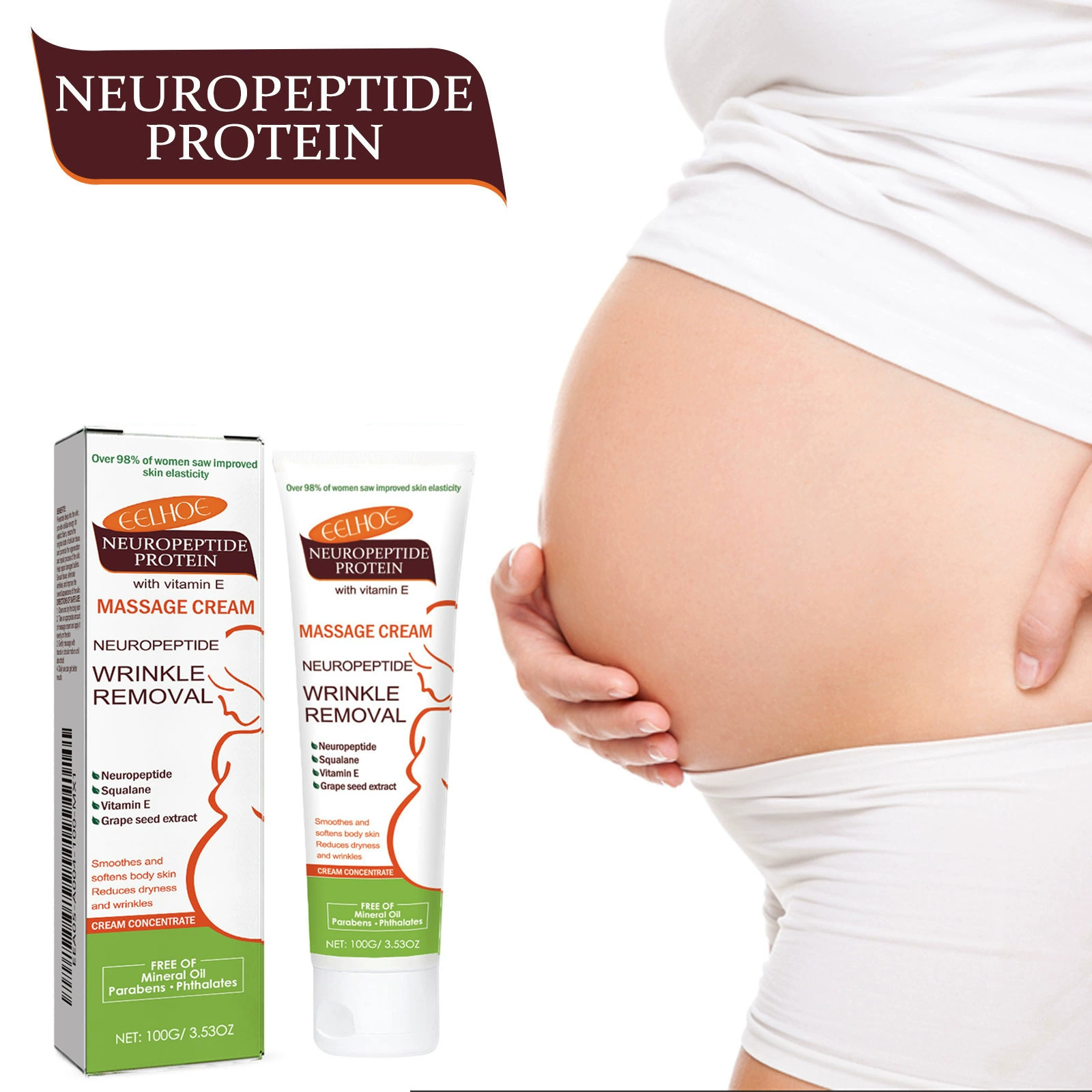 EELHOE Neural Peptide Protein Массажный крем Мягкий и увлажняющий массажный крем для ухода за телом и кожей